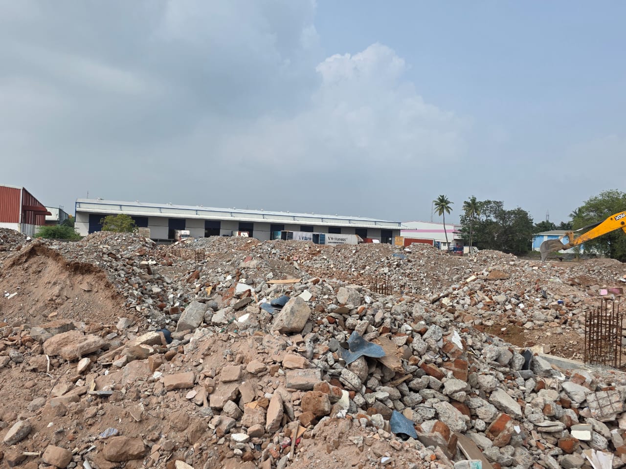 Debris Filling Work