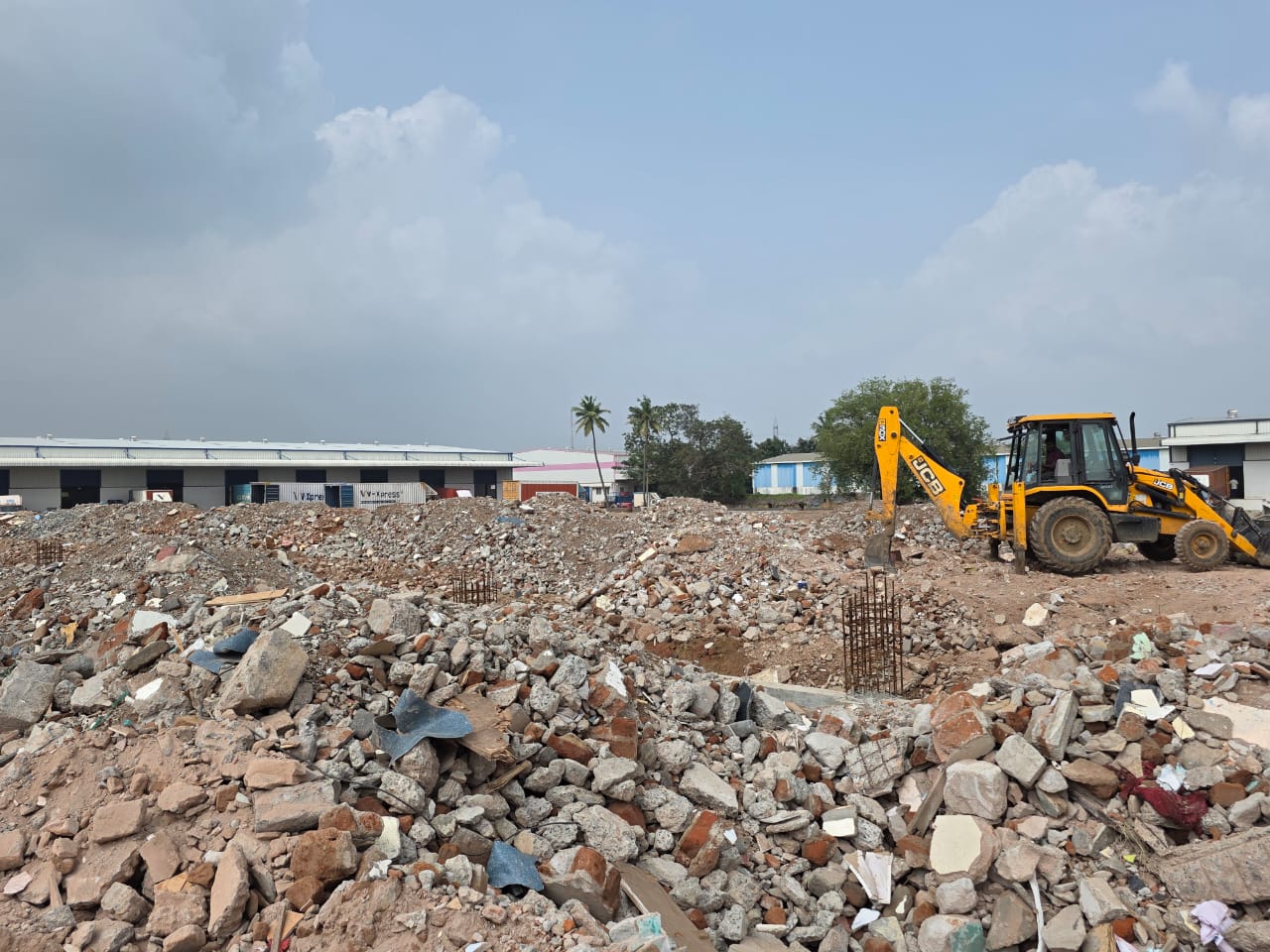 Debris Filling Work
