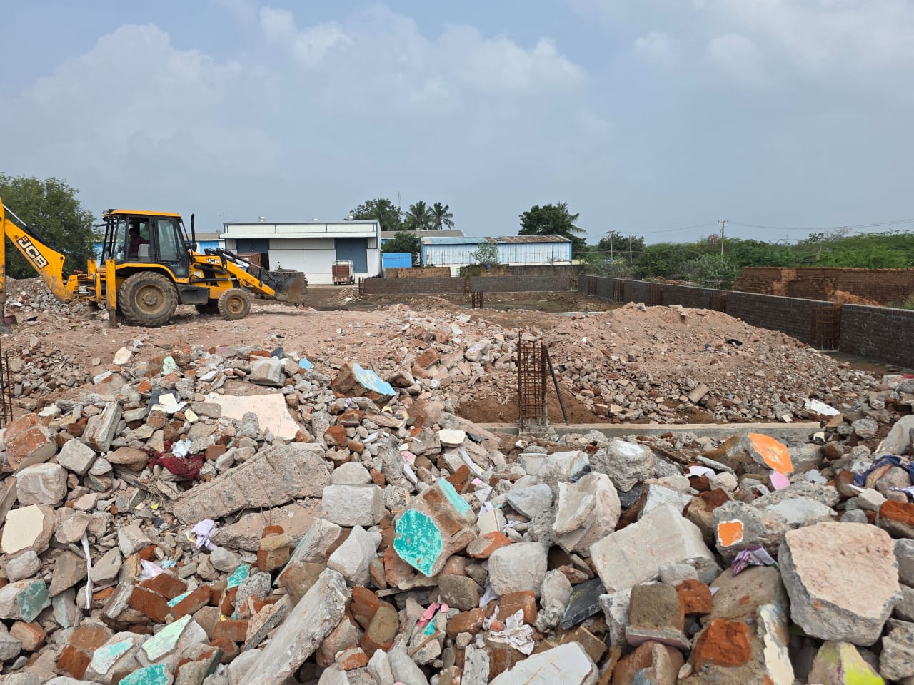 Debris Filling Work