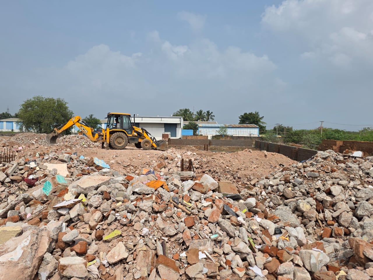 Debris Filling Work