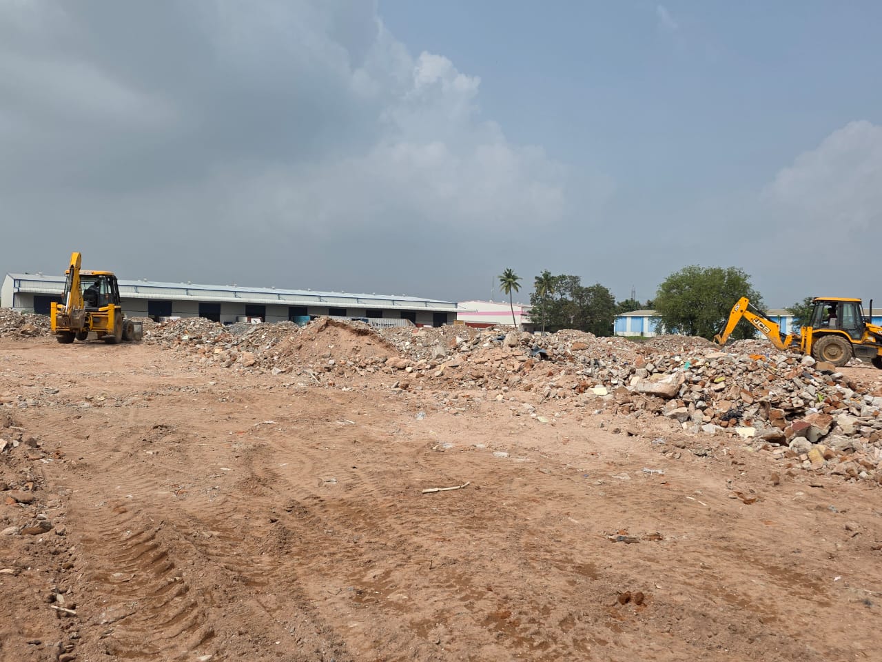 Debris Filling Work