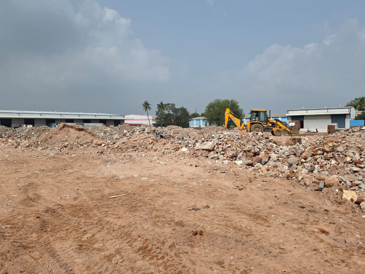 Debris Filling Work