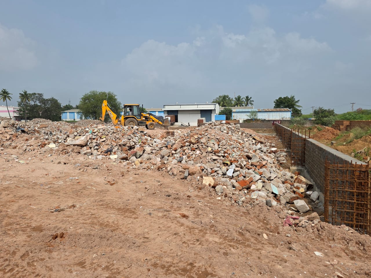 Debris Filling Work