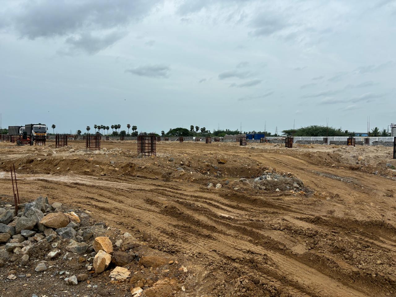 Hill Earth Filling Work